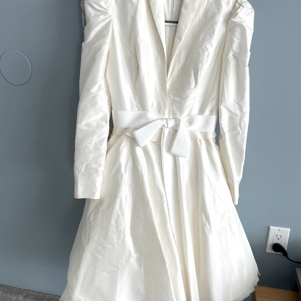 David Freiden white French silk size 4